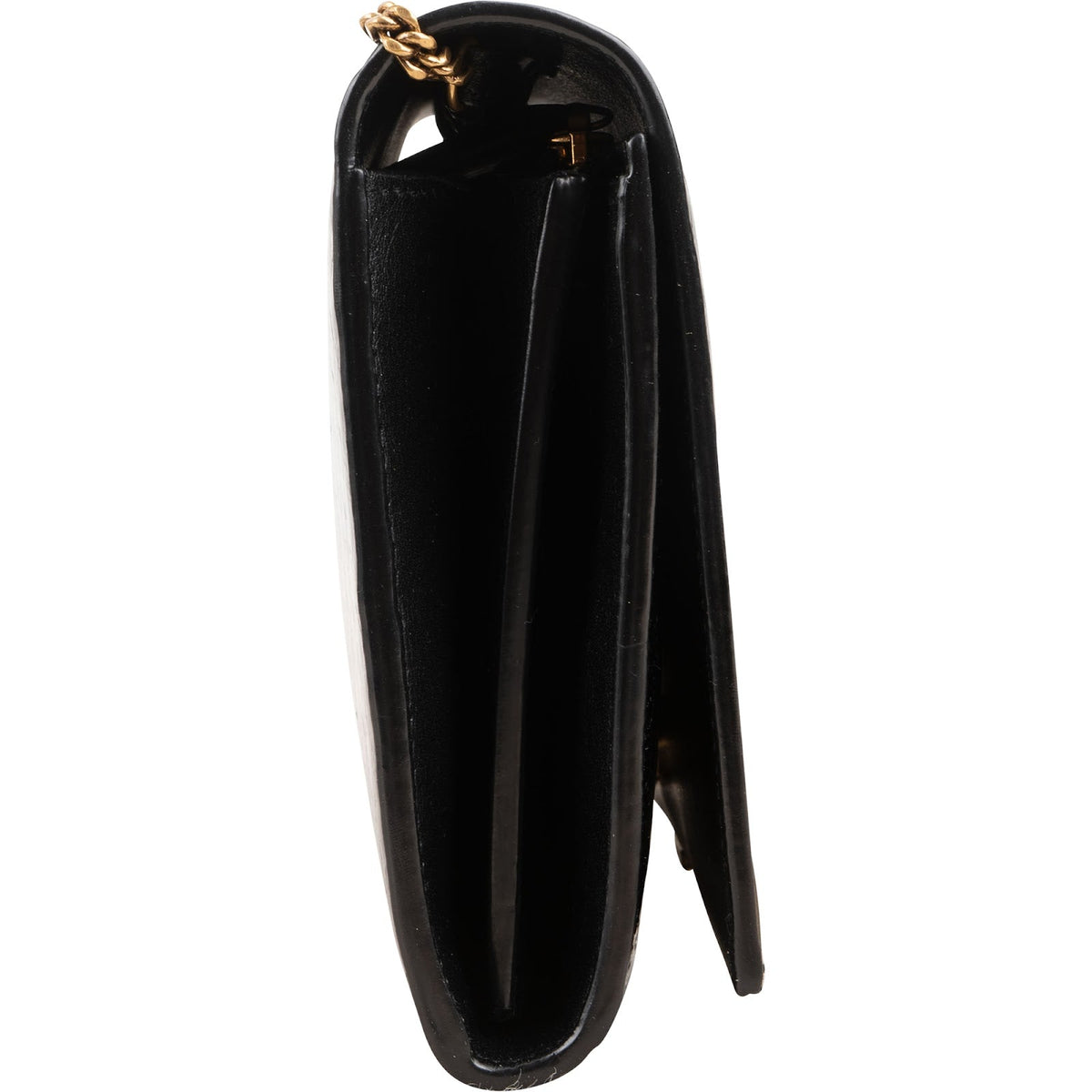 Yves Saint Laurent Python-Embossed Patent Leather Kate Wallet On Chain Crossbody Bag