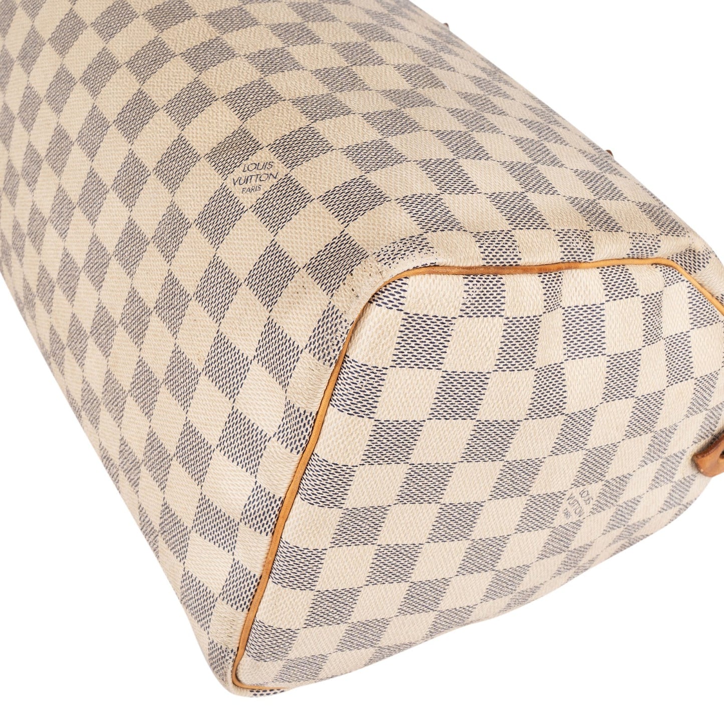 Louis Vuitton Monogram Damier Azur Speedy 30 Handbag
