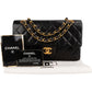 Chanel Quilted Lambskin 24K Small Double Flap Shoulder Bag