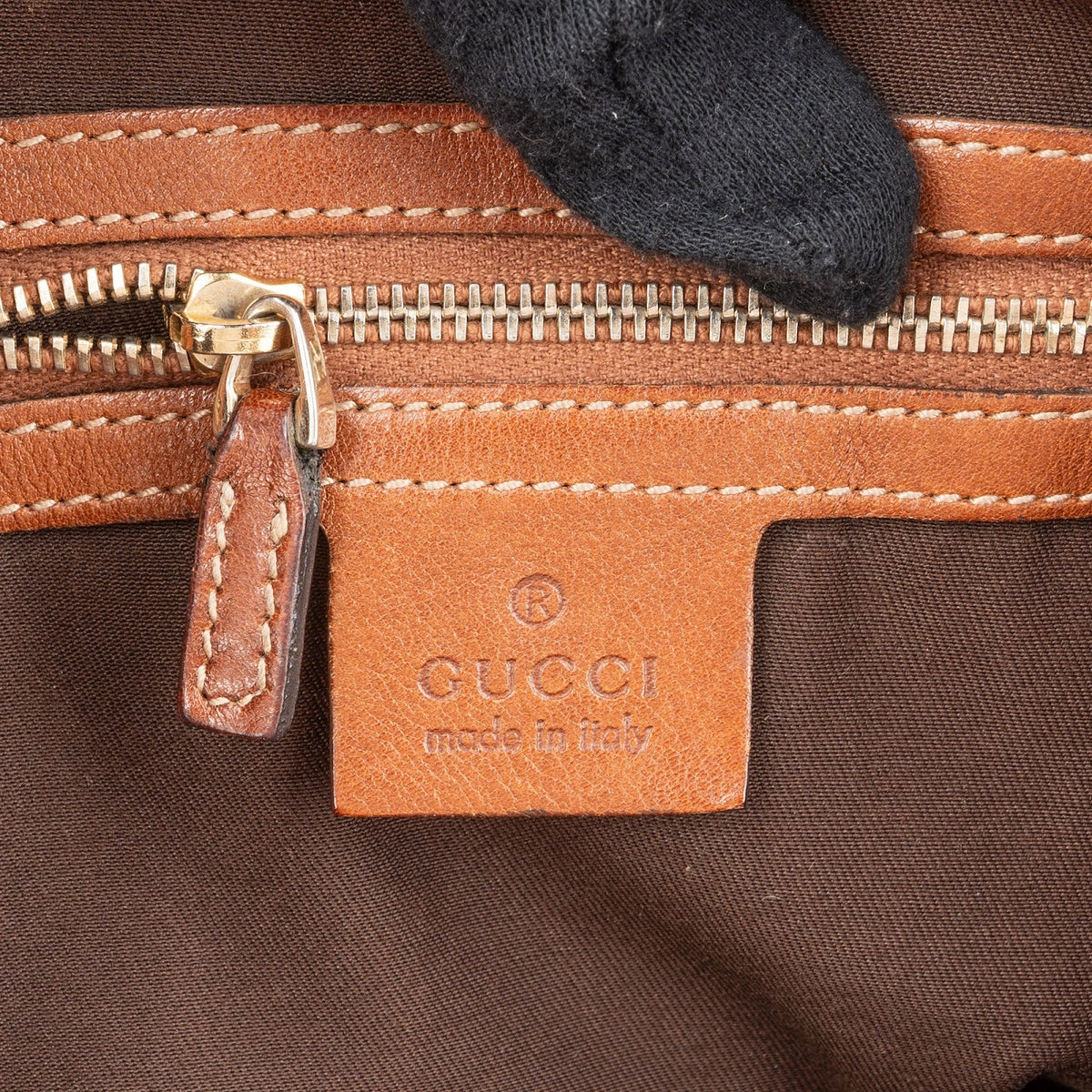 Gucci Brown Calfskin Pelham Horsebit Hobo Shoulder Bag