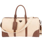 Prada Canvas Saffiano Leather Duffle Weekender 50 Travel Bag