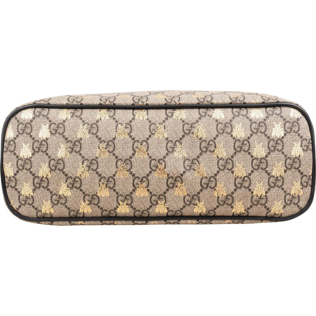 Gucci Monogram GG Supreme Bee Print Small Tote Handbag