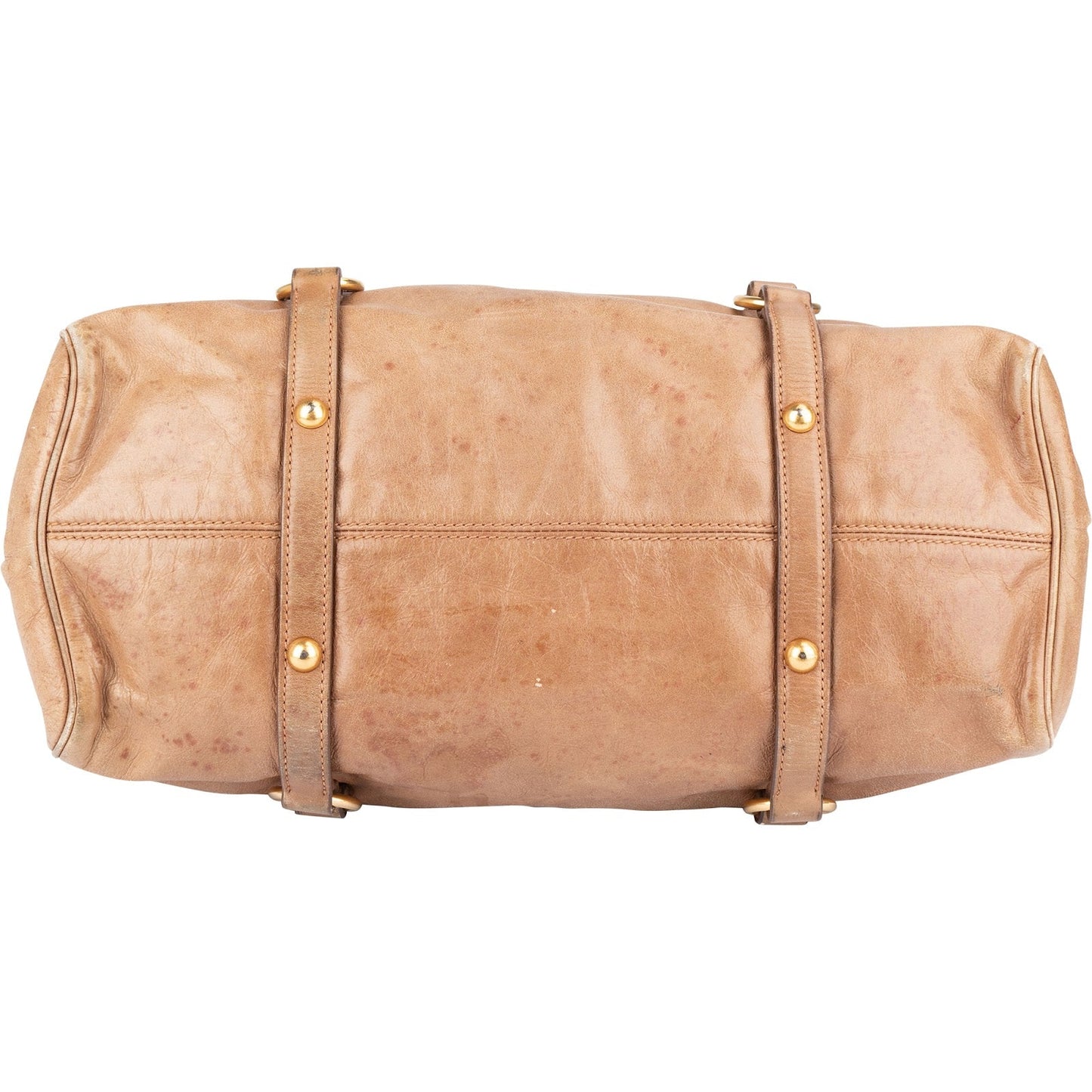 Miu Miu Vitello Lux Bow Shoulder Bag