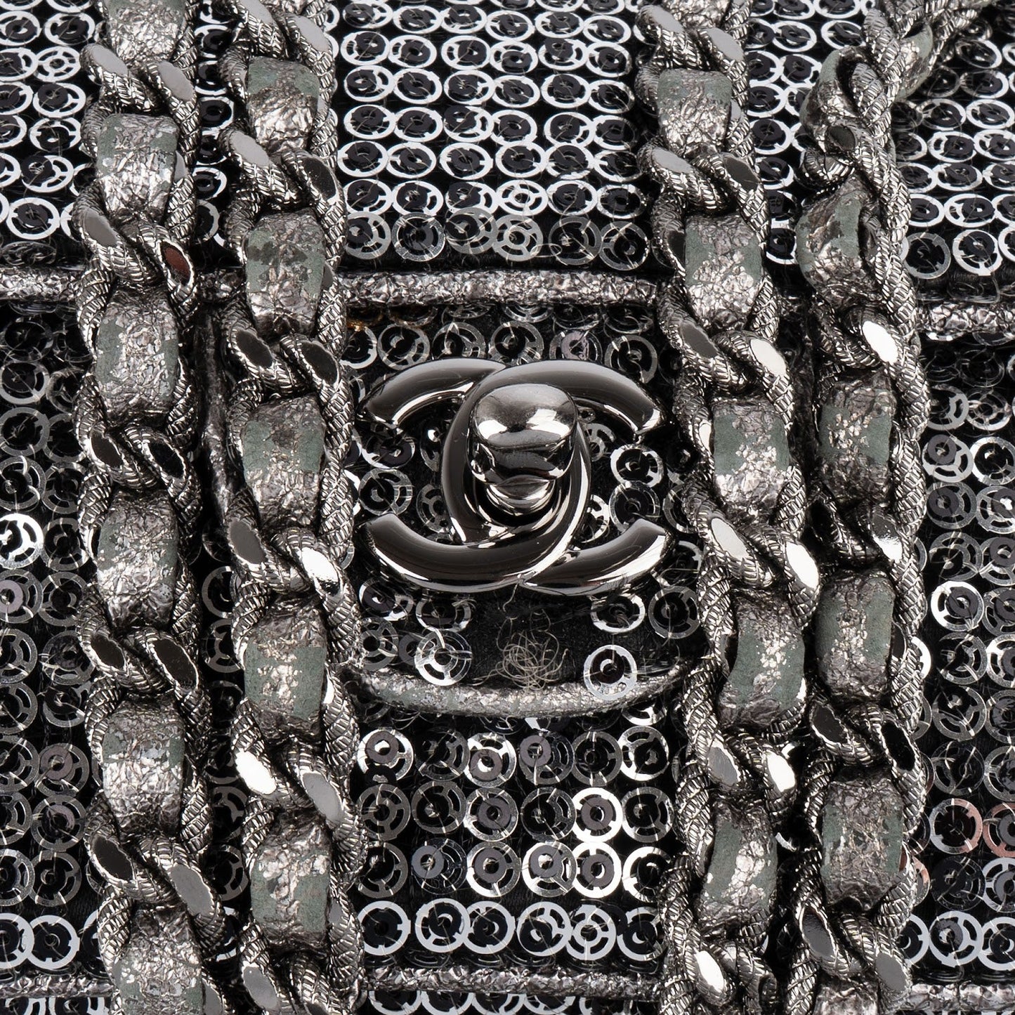 Chanel Sequin Single Flap Crossbody Bag