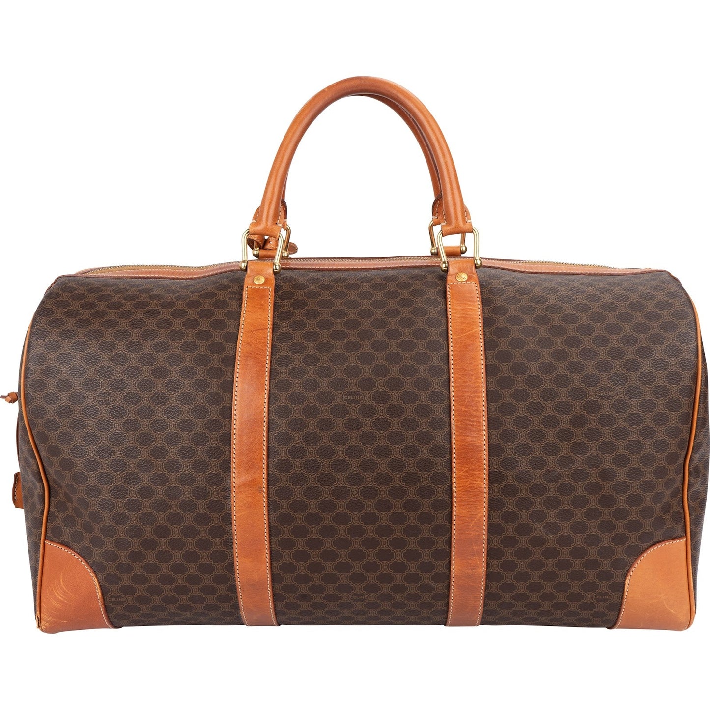 Celine Macadam Monogram 50 Boston Travel Bag