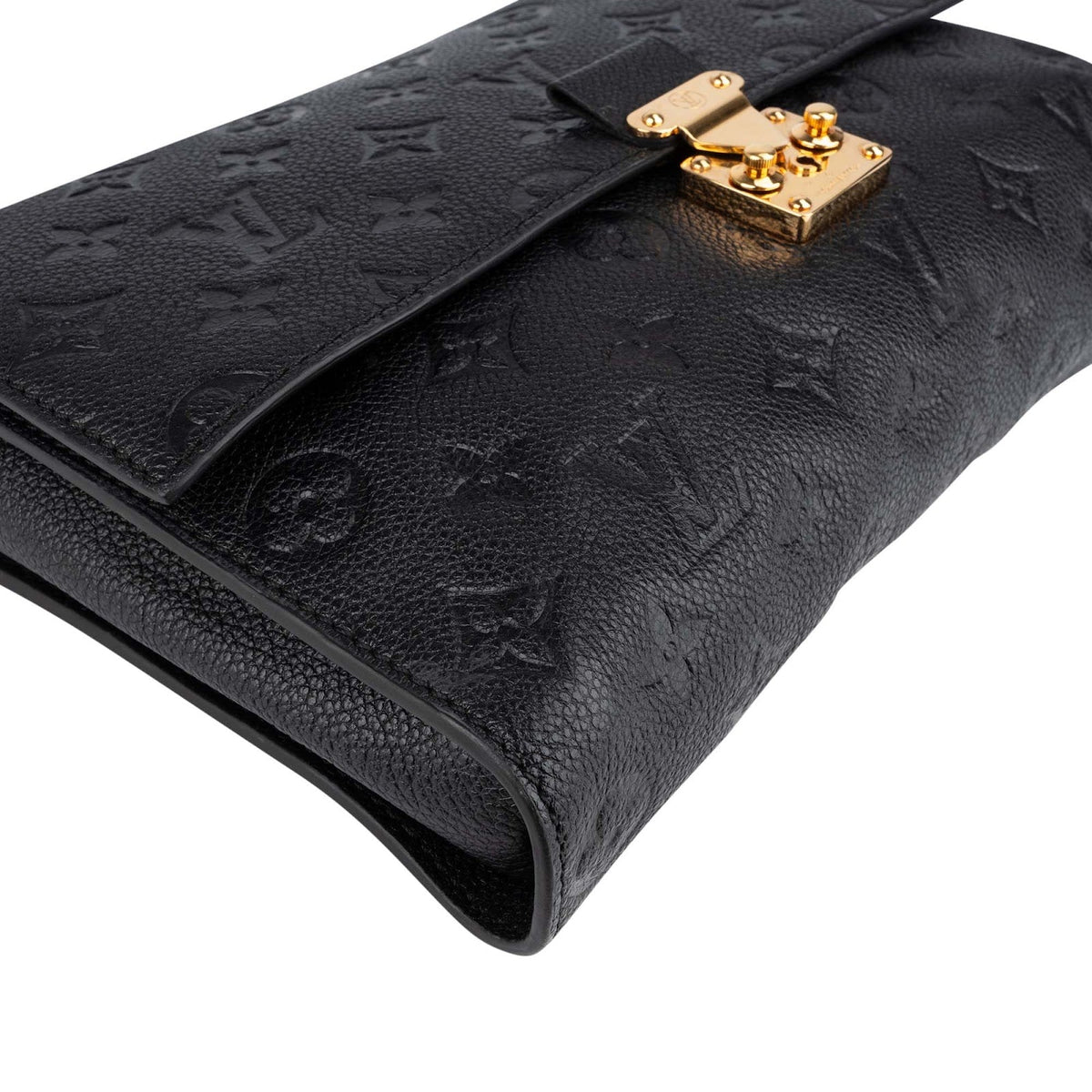 Louis Vuitton Noir Monogram Empreinte Leather Fascinante Crossbody Bag