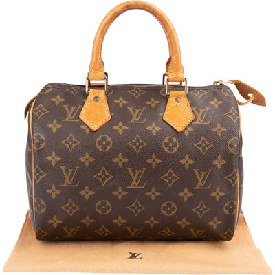 Louis Vuitton Monogram Canvas Speedy 25 Handbag