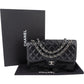 Chanel Quilted Caviar Leather Palladium Jumbo Double Flap Crossbody Bag