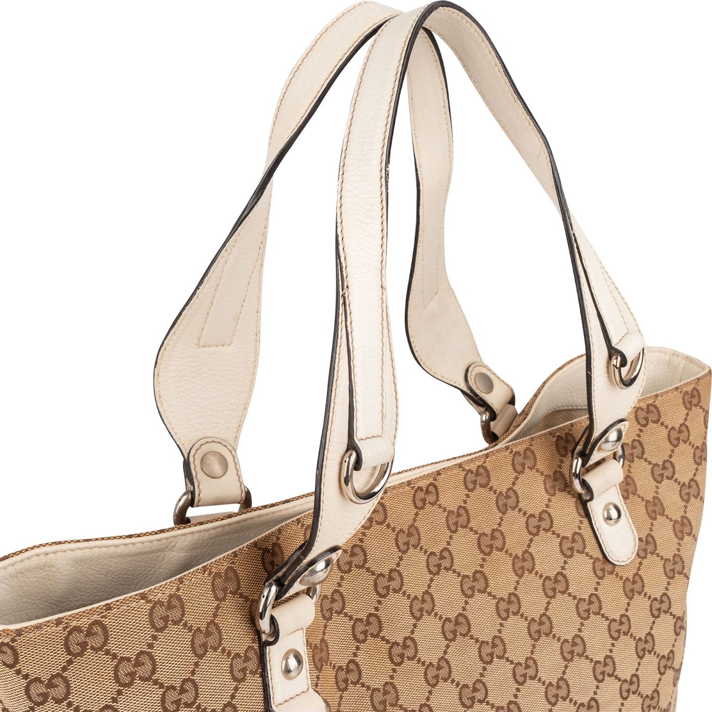 Gucci Monogram GG Canvas Horsebit Handbag
