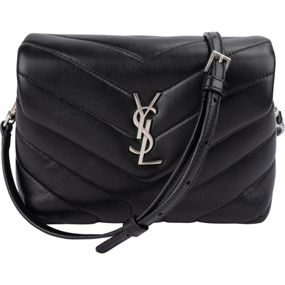 Saint Laurent Quilted Leather Loulou Toy Crossbody Bag