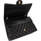 Chanel Quilted Lambskin Maxi Double Flap Crossbody Bag