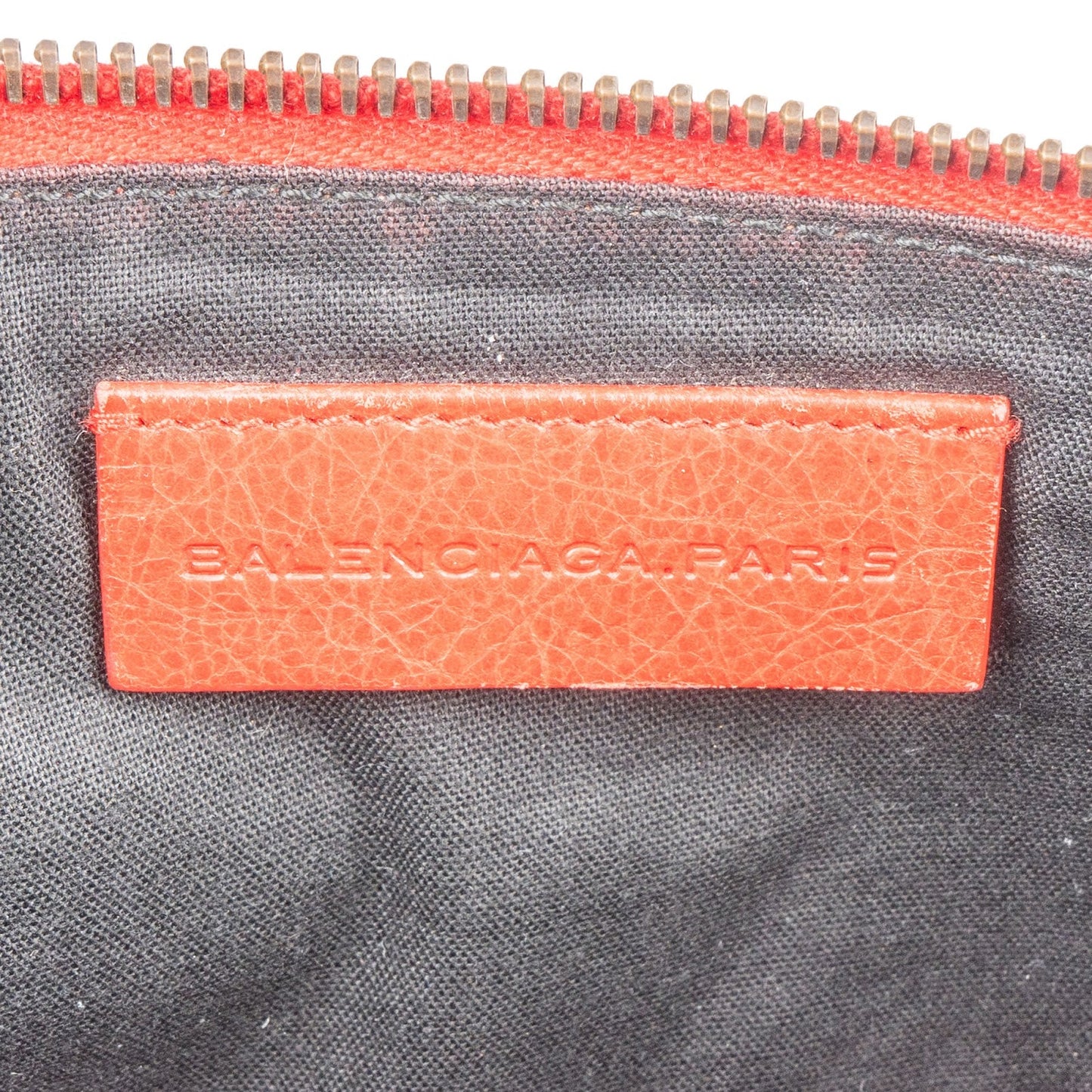 Balenciaga Red Leather Mini City Crossbody Bag