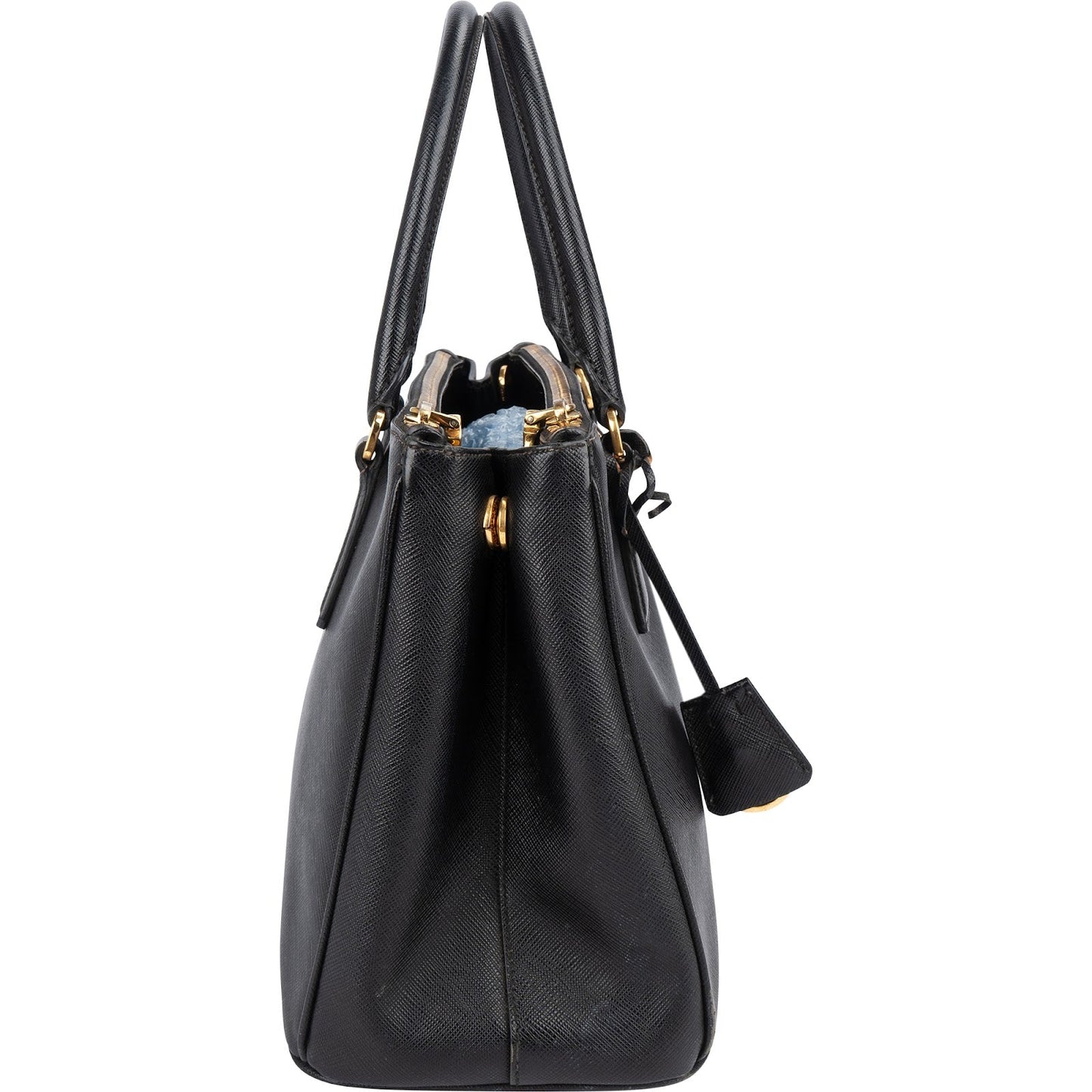 Prada Black Saffiano Lux Galleria Handbag