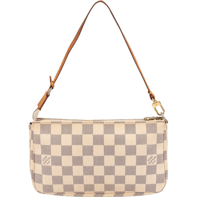 Louis Vuitton Monogram Damier Azur Canvas Pochette Accessoires Handbag
