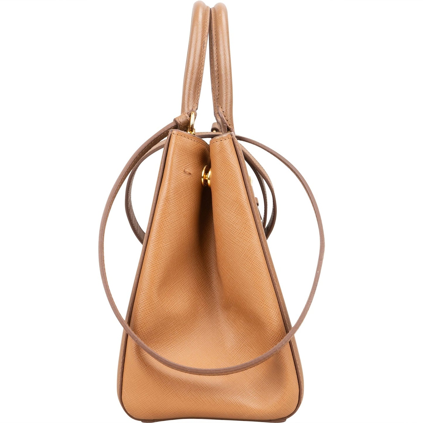 Prada Saffiano Leather Small Galleria Handbag