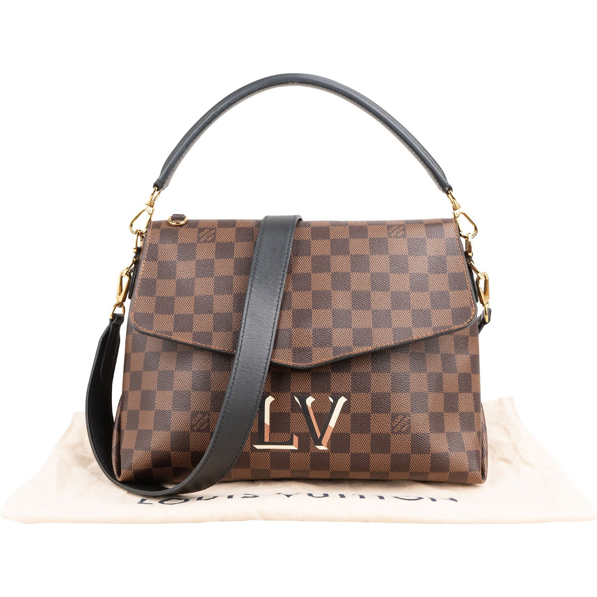 Louis Vuitton Monogram Damier Ebene Canvas Beaubourg MM Handbag