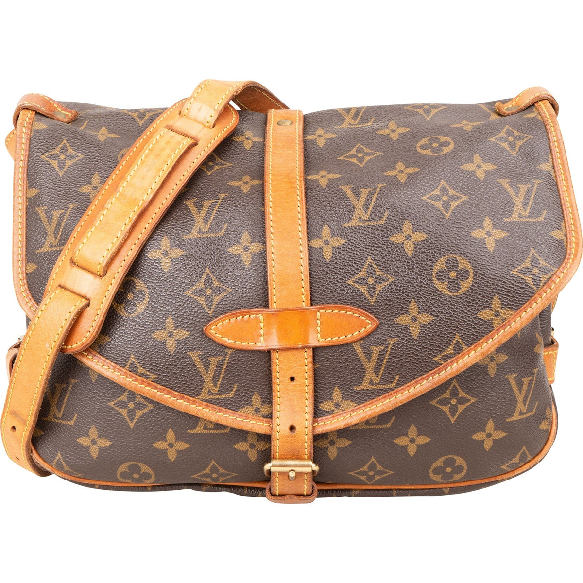 Louis Vuitton Monogram Canvas Saumur 30 Crossbody Bag
