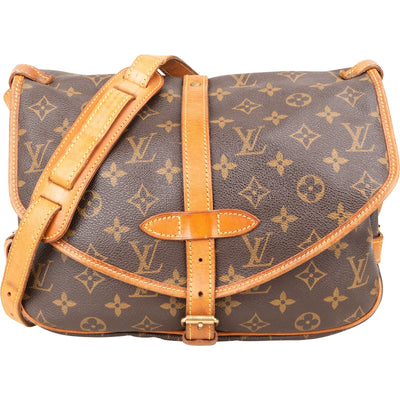 Louis Vuitton Monogram Canvas Saumur 30 Crossbody Bag