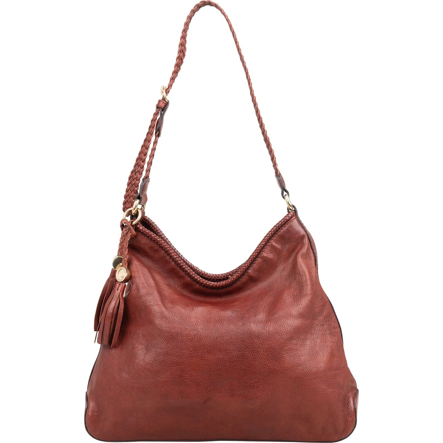 Gucci Leather Marrakech Braided Tassel Shoulder Bag