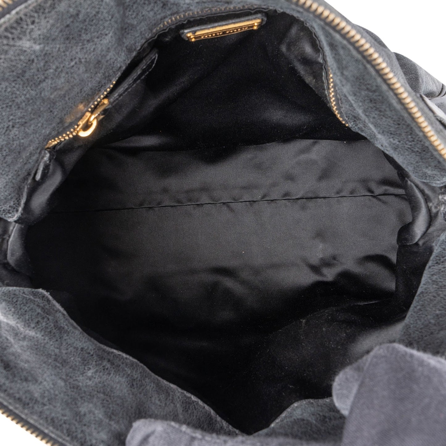 Miu Miu Vitello Lux Leather City Handbag