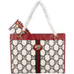 Gucci Rajah Tote aus GG Tweed – Vorderansicht