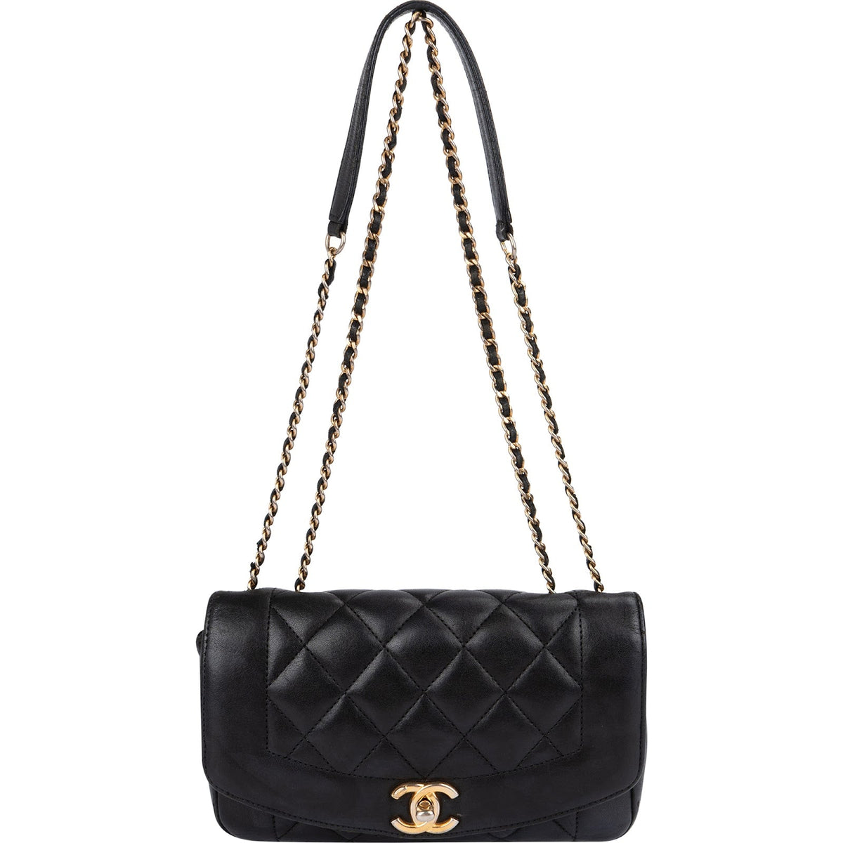 Chanel Diana Single Flap Lammleder, Bild 10 von 14