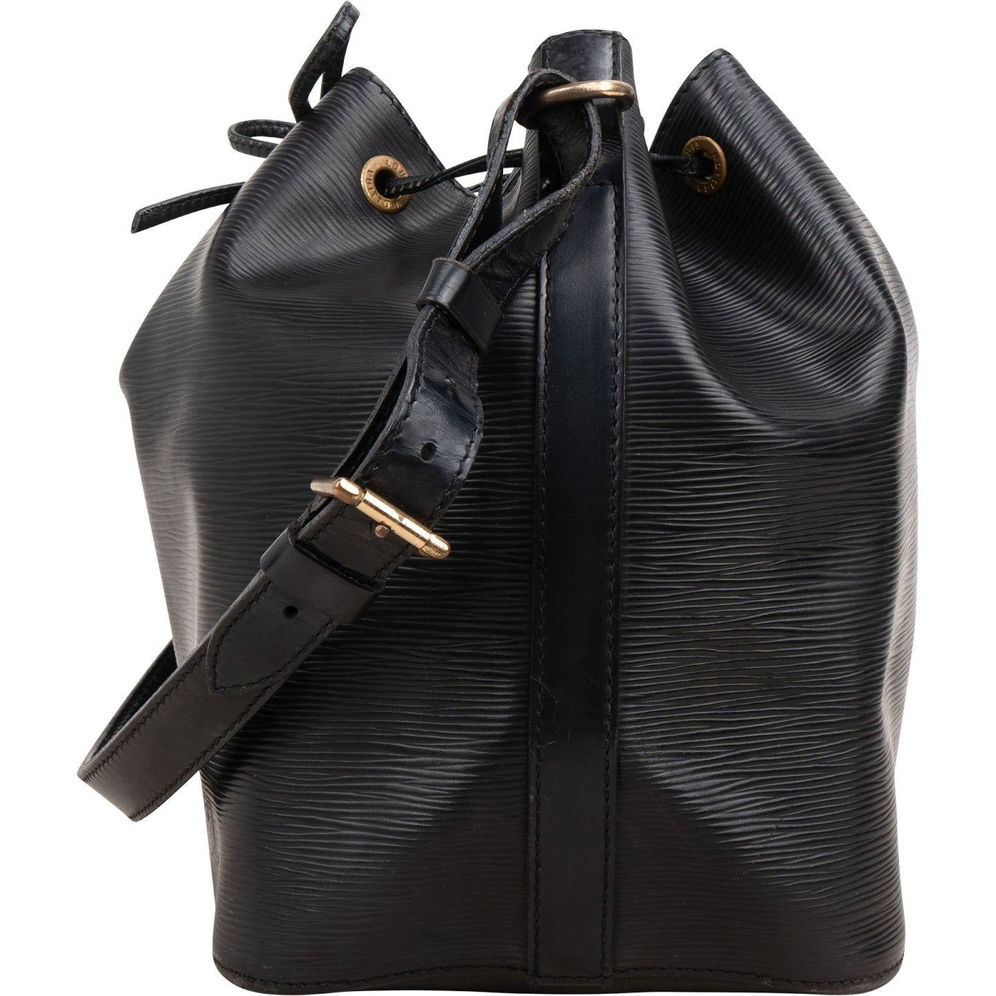 Louis Vuitton Noir Epi Leather Sac Noe Petit Shoulder Bag
