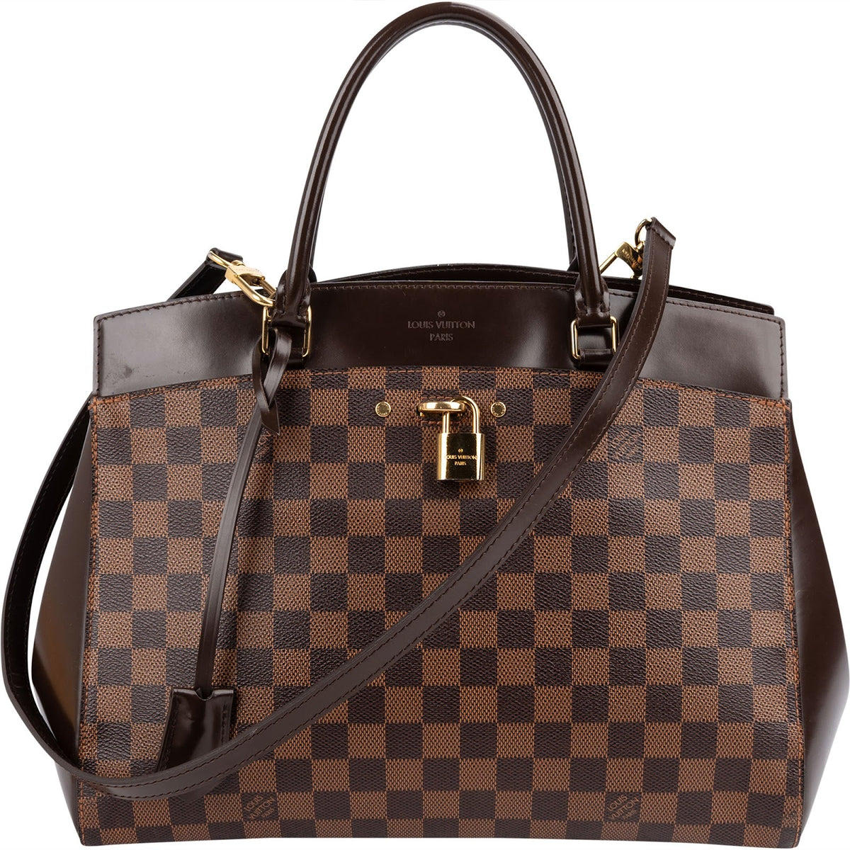 Louis Vuitton Monogram Damier Ebene Canvas Rivoli MM Handbag