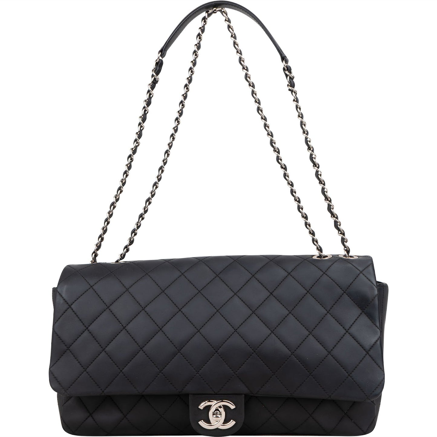Chanel Quilted Raincoat Single Flap Crossbody Bag