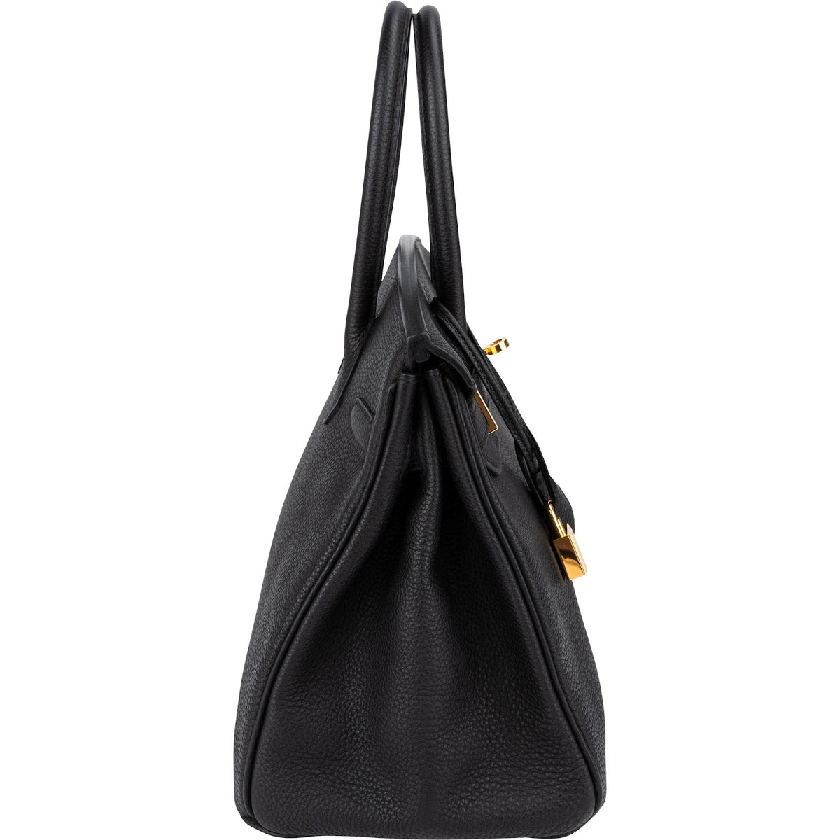 Hermès Noir Togo Leather Gold Birkin 30 Handbag (2015)