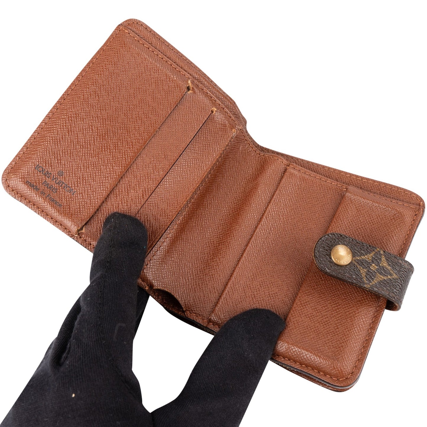 Louis Vuitton Monogram Canvas Compact Zip Wallet