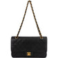 Chanel Quilted Lambskin 24K Gold Medium Double Flap Shoulder Bag