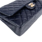 Chanel Quilted Caviar Leather Medium Gold Double Flap Shoulder Bag