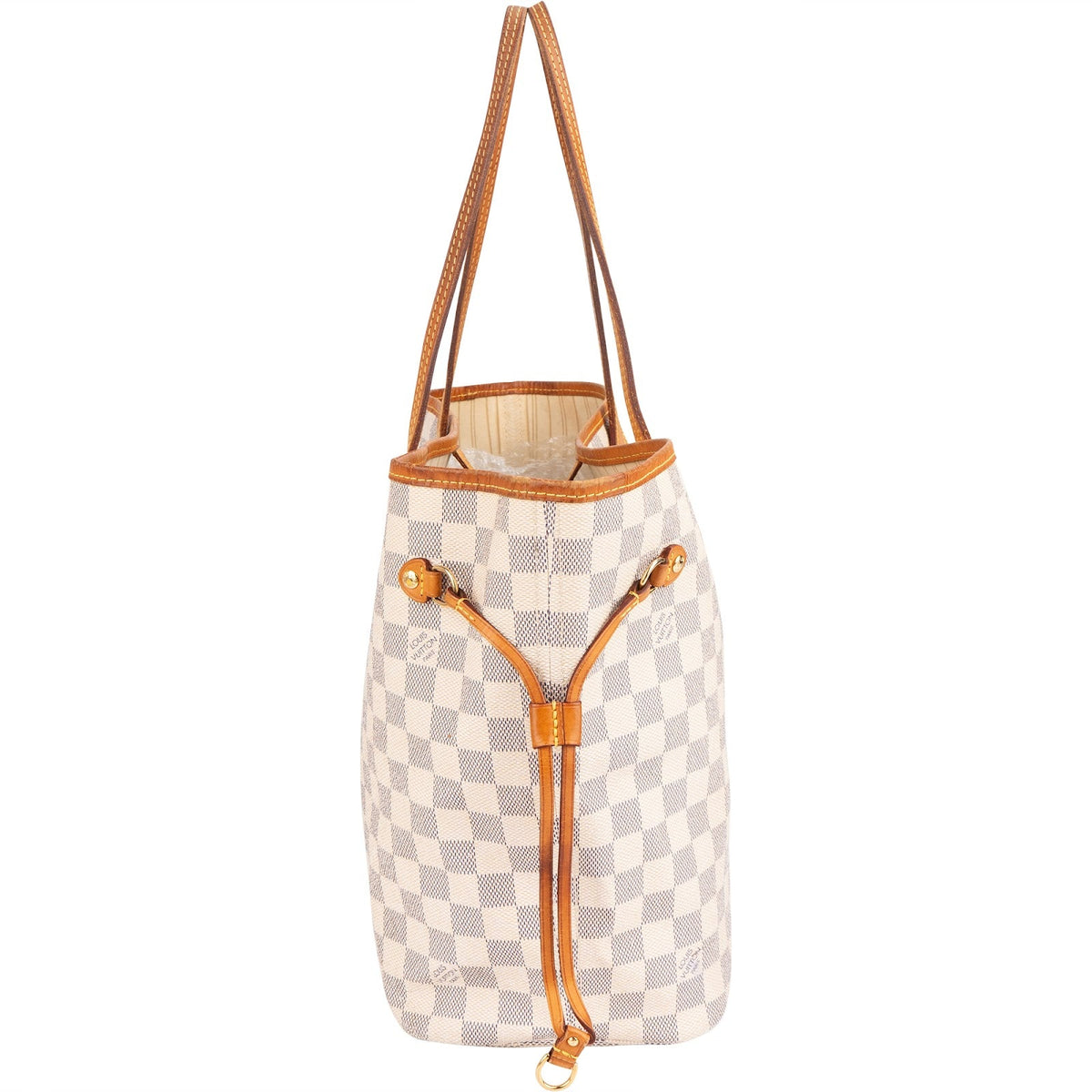 Louis Vuitton Neverfull MM aus Damier Azur Canvas – Ansicht 6