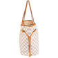 Louis Vuitton Monogram Damier Azur Canvas Neverfull MM Shoulder Bag