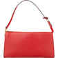 Louis Vuitton Red Epi Leather Pochette Accessoires Handbag