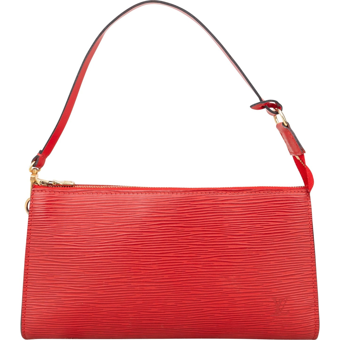 Louis Vuitton Red Epi Leather Pochette Accessoires Handbag