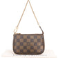 Louis Vuitton Monogram Damier Ebene Mini Pochette Accessoires Handbag