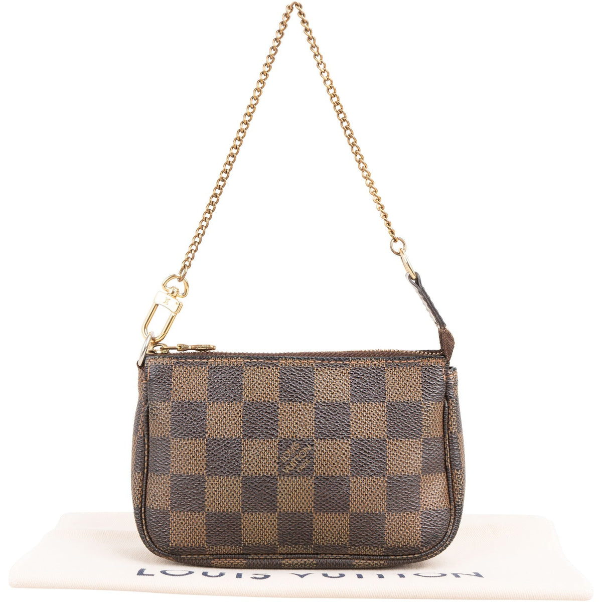 Louis Vuitton Monogram Damier Ebene Mini Pochette Accessoires Handbag