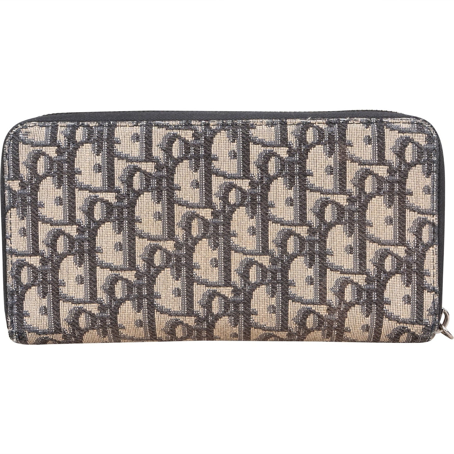 Christian Dior Trotter Monogram Zipped Long Wallet