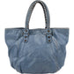 Balenciaga Blue Leather The Work City Tote Shoulder Bag