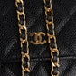 Chanel Quilted Caviar Leather Wallet on Chain Crossbody Bag