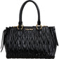 Miu Miu Matelassé Vitello Lux Bow Handbag
