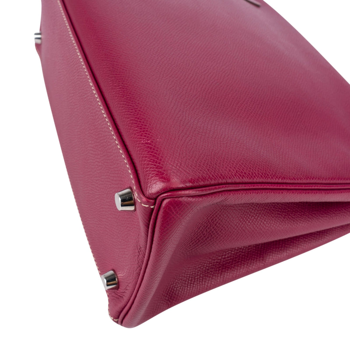 Hermès Pink Epsom Leather Kelly Sellier 28 Handbag