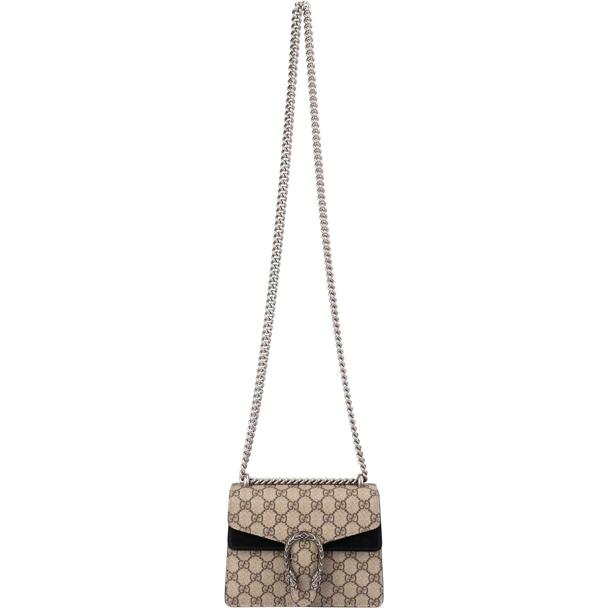 Gucci Monogram GG Supreme Canvas Dionysus Mini Crossbody Bag
