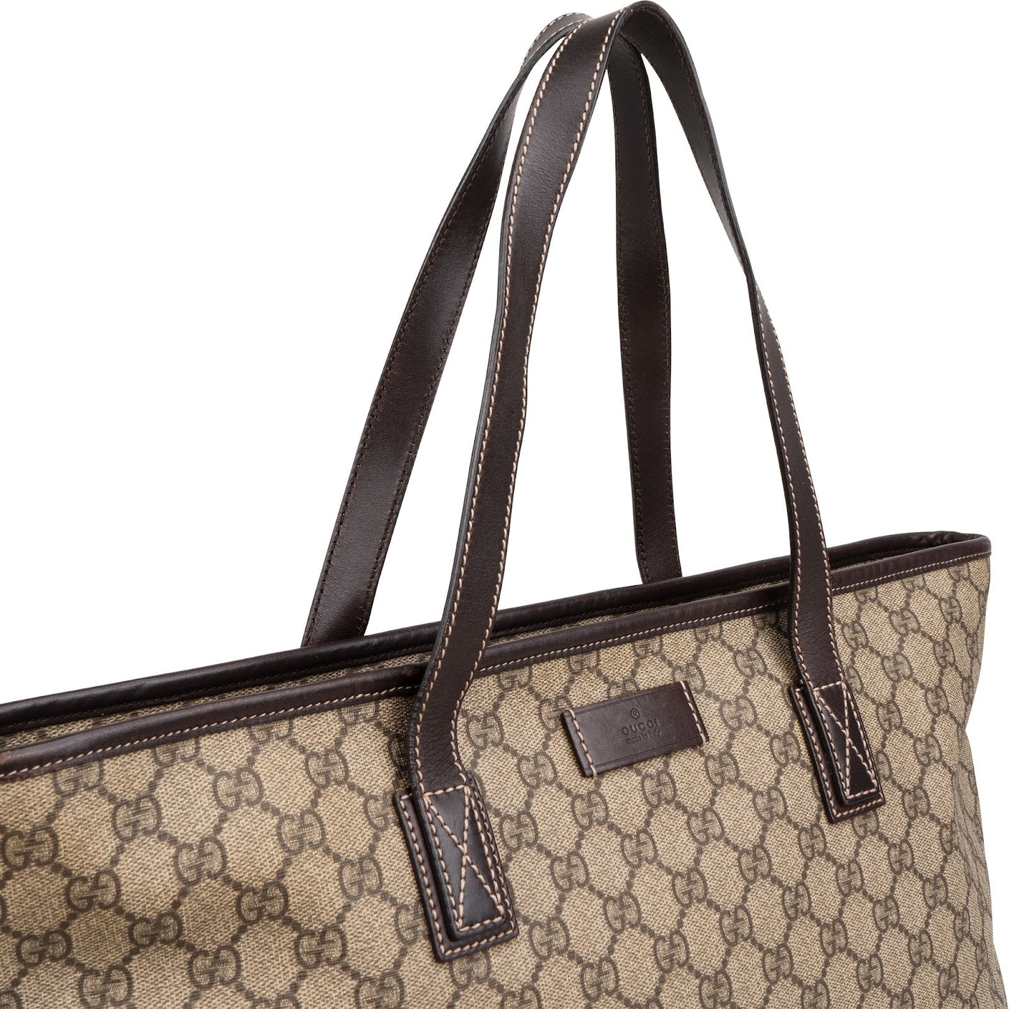 Gucci Monogram GG Supreme Tote Handbag