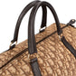 Christian Dior Trotter Monogram Canvas Boston 40 Handbag