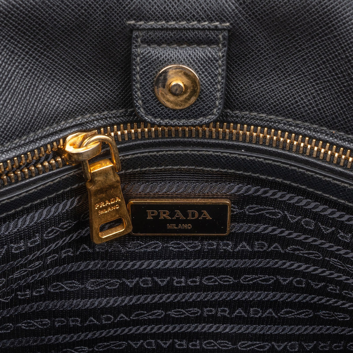 Prada Saffiano Leather Galleria Tote Handbag