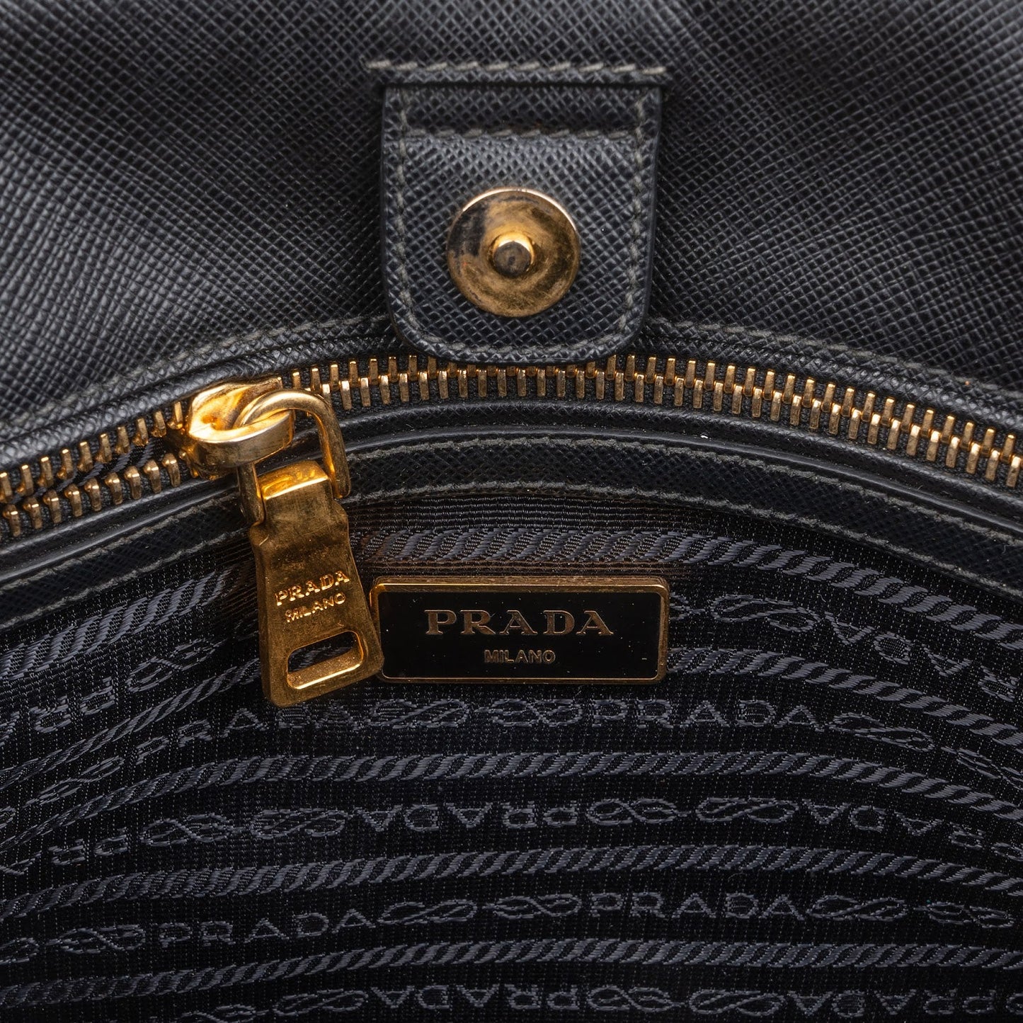 Prada Saffiano Leather Galleria Tote Handbag
