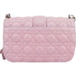 Christian Dior Pink Quilted Leather Diorama Shoulder Bag